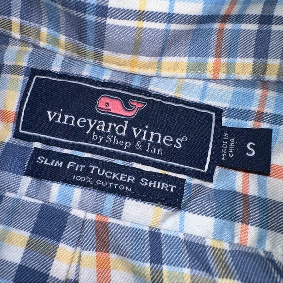 Men’s vineyard vines plaid burton down - Picture 2 of 6